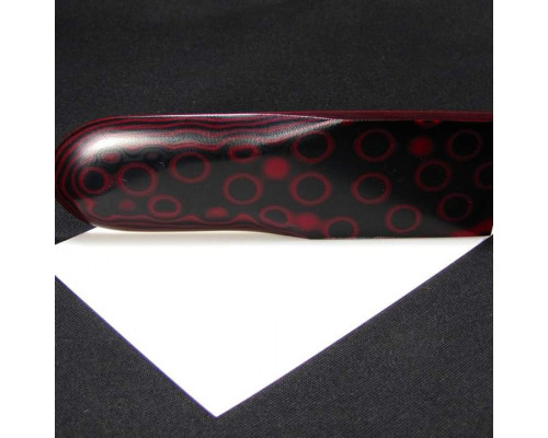 Micarta lining No. 92710 black-dark red Anaconda 6.2x80x130 mm